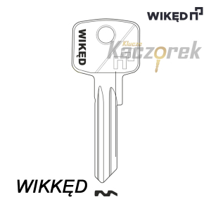 Mieszkaniowy 256 - klucz surowy mosiężny - WIKĘD